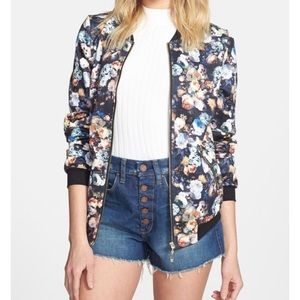 LARK Floral Bomber Jacket